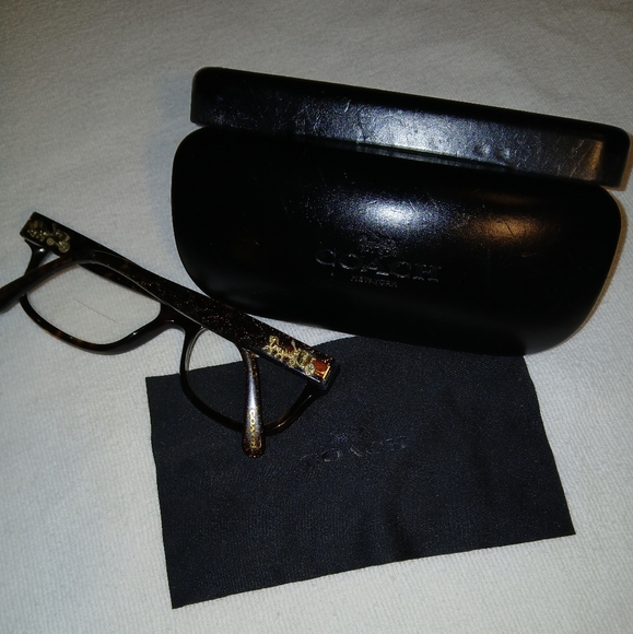 Coach Women's Brown Eyeglases - Picture 1 of 16